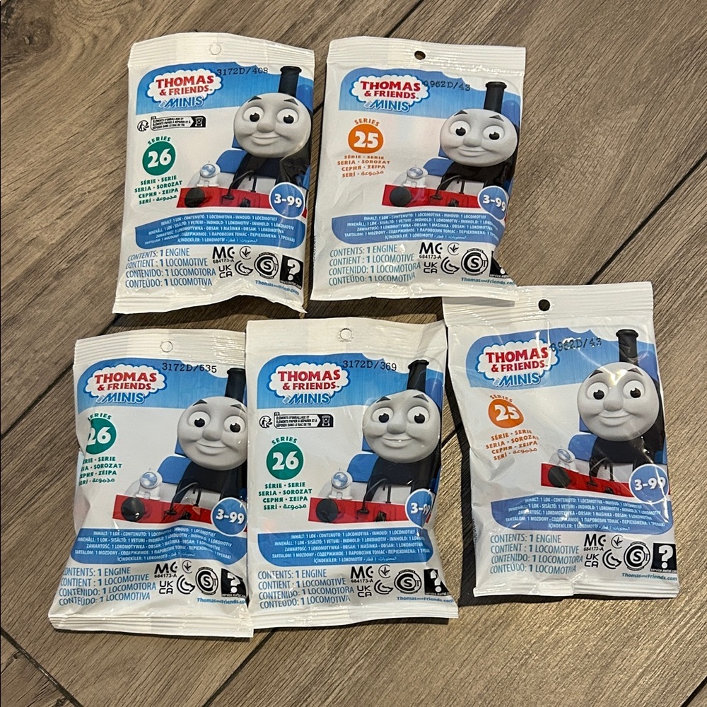 NEW 🆕 lot of 5 Thomas & Friends Minis Surprise Pack